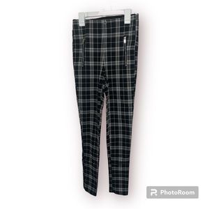 Plaid size small skinny pants